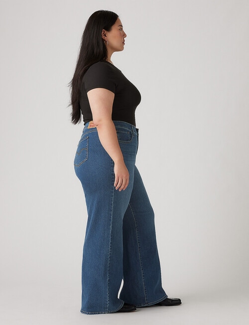 Levis Plus 318 Shaping Wide Leg Jeans, Clever Girl product photo View 03 L