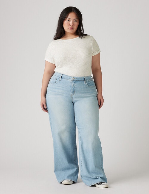Levis Plus 318 Shaping Wide Leg Tall Jeans, Glass Of Water product photo