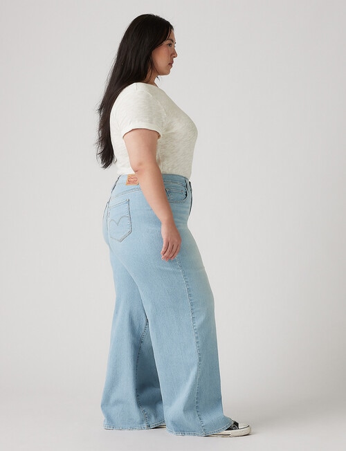 Levis Plus 318 Shaping Wide Leg Tall Jeans, Glass Of Water product photo View 03 L