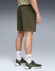 Puma Foundations 7" Woven Short with Zip Pockets, Dark Olive product photo View 04 S