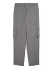 Puma Essential No.1 Logo Woven Cargo Pant, Cast Iron product photo View 02 S