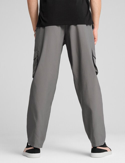 Puma Essential No.1 Logo Woven Cargo Pant, Cast Iron product photo View 04 L