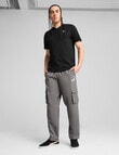 Puma Essential No.1 Logo Woven Cargo Pant, Cast Iron product photo View 05 S