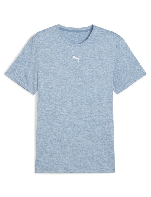 Puma Essentials TAD Heather Cat Tee, Cool Blue Heather product photo