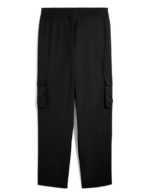 Puma Essential No.1 Logo Woven Cargo Pant, Black product photo View 02 L