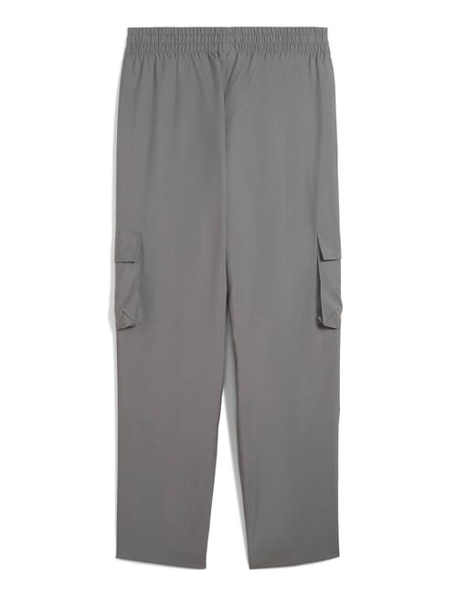 Puma Essential No.1 Logo Woven Cargo Pant, Cast Iron product photo View 02 L