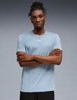 Puma Essentials TAD Heather Cat Tee, Cool Blue Heather product photo View 03 S