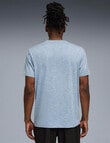Puma Essentials TAD Heather Cat Tee, Cool Blue Heather product photo View 04 S