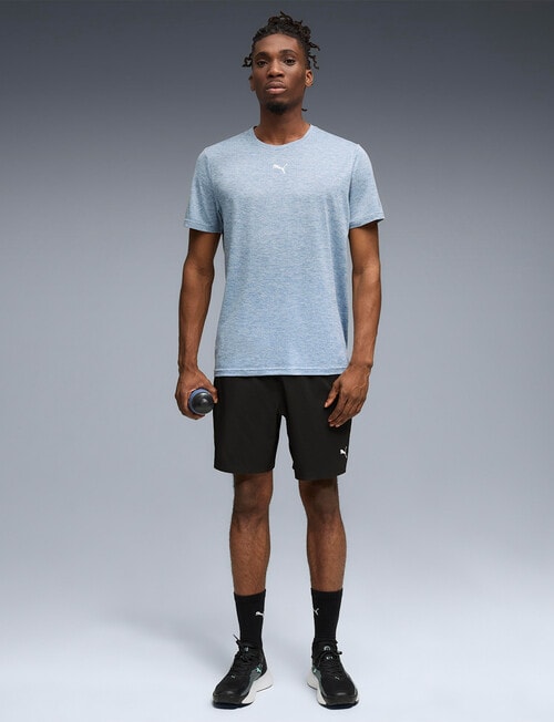 Puma Essentials TAD Heather Cat Tee, Cool Blue Heather product photo View 05 L