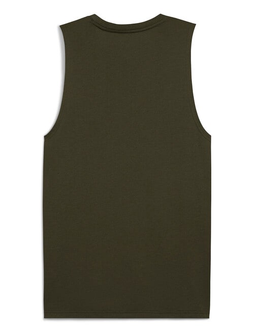 Puma Tech TAD Triblend Tank, Dark Olive product photo View 02 L