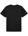 Puma Essentials TAD Heather Cat Tee, Black Heather product photo View 02 S