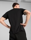 Puma Essentials TAD Heather Cat Tee, Black Heather product photo View 04 S