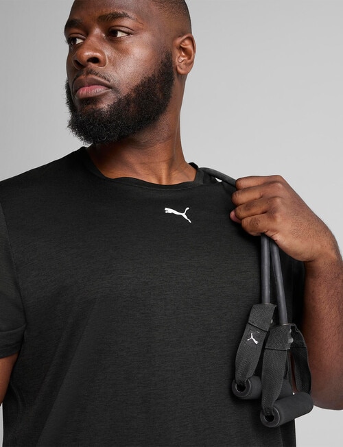 Puma Essentials TAD Heather Cat Tee, Black Heather product photo View 07 L