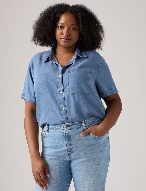 Levis Plus Short Sleeve Darlene Shirt, Fire Bar product photo