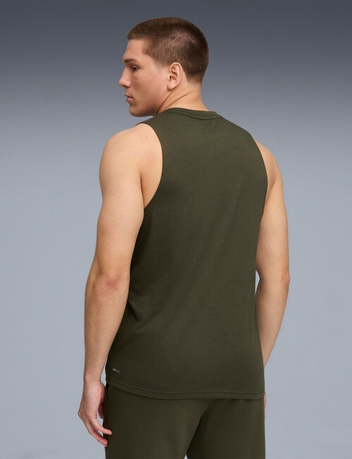 Puma Tech TAD Triblend Tank, Dark Olive product photo View 04 L