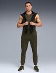 Puma Tech TAD Triblend Tank, Dark Olive product photo View 05 S