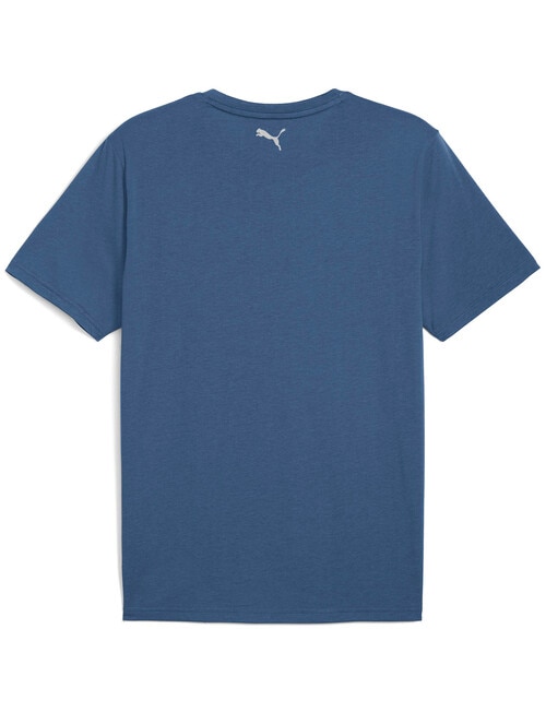 Puma Tech TAD Triblend Tee, Dark Indigo product photo View 02 L