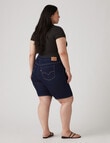 Levis Plus Shaping Bermuda Shorts, Darkest Sky product photo View 02 S
