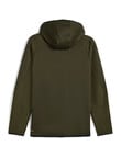 Puma EvoStripe Hoodie, Dark Olive product photo View 02 S