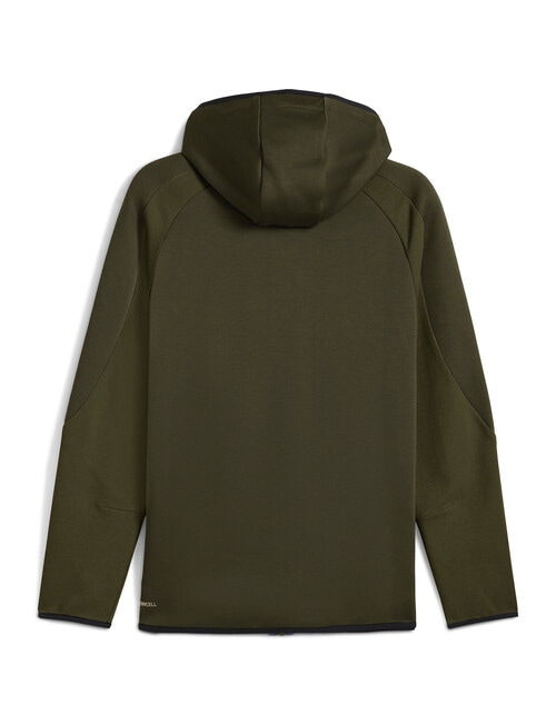 Puma EvoStripe Hoodie, Dark Olive product photo View 02 L