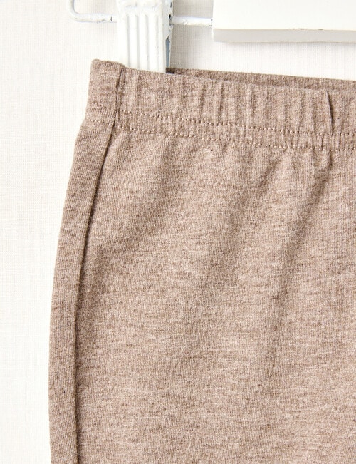 Teeny Weeny Play Time Stretch Cotton Legging, Brown product photo View 02 L