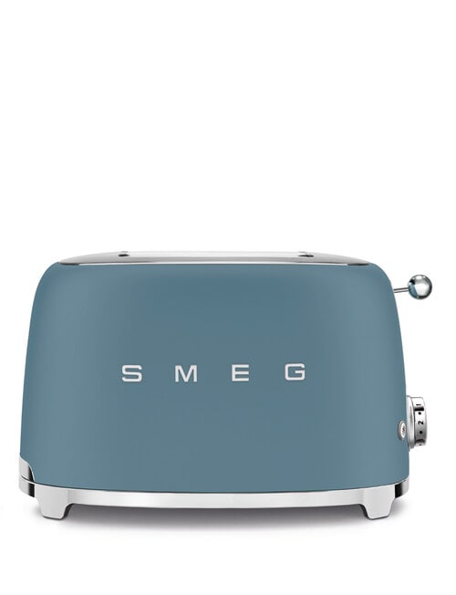 Smeg 2 Slice Toaster, Storm Blue, TSF01SBMAU product photo