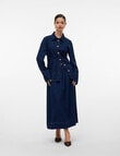 Vero Moda Maiken 7/8 Denim Midi Skirt, Dark Blue product photo