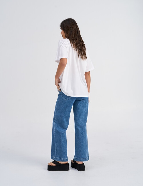 ONLY Vivvi Lovely Tee, Paris White product photo View 02 L