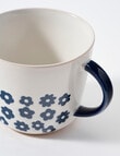 Stevens Daisy Sip Mug, 325ml, Blue & White product photo View 02 S