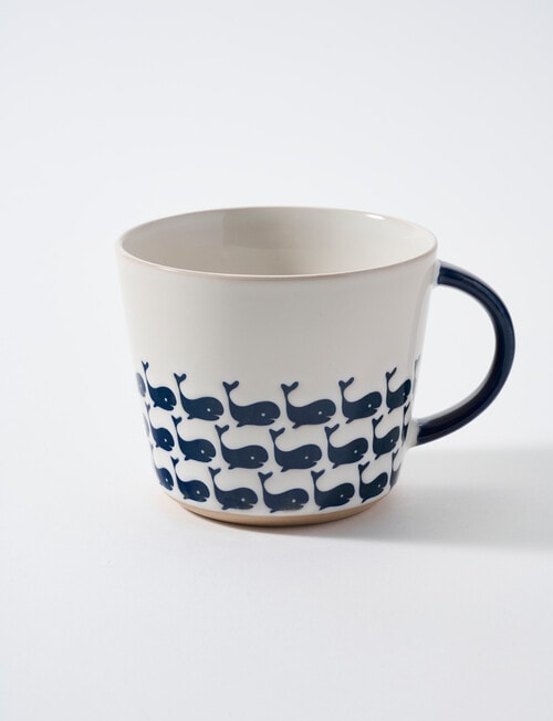 Stevens Whale Sip Mug, 325ml, Blue & White product photo View 03 L