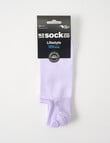 NZ Sock Co. Coolmax Liner Socks, Purple product photo