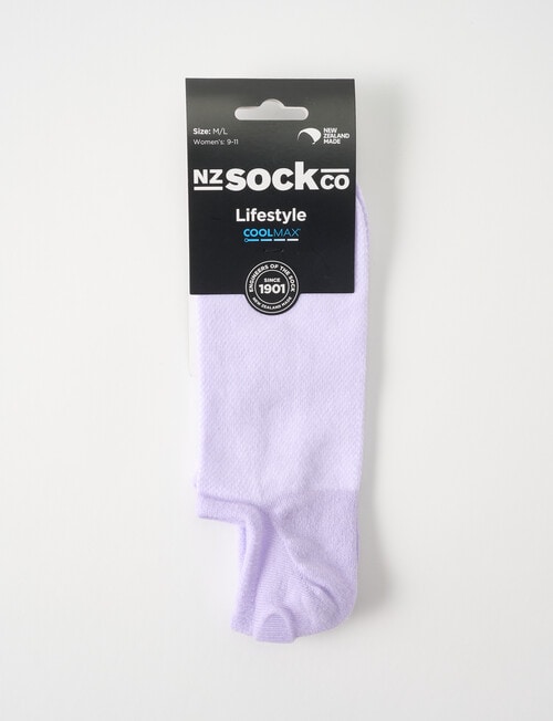 NZ Sock Co. Coolmax Liner Socks, Purple product photo