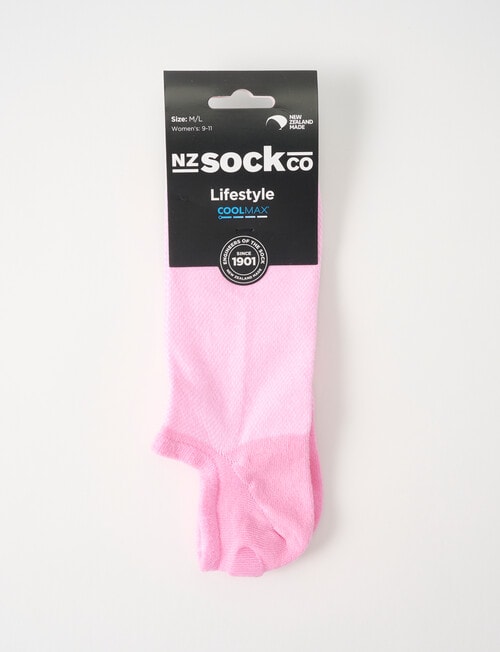 NZ Sock Co. Coolmax Liner Socks, Pink product photo