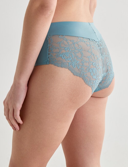 Lyric Zoe Lace Full Brief, Dark Sage product photo View 03 L