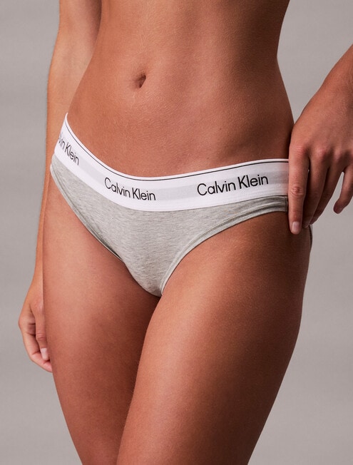 Calvin Klein Icon Cotton Modal Bikini Brief, Grey Heather product photo