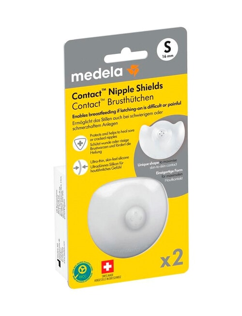 Medela Contact Nipple Shields, Small, 16mm, 2-Pack product photo