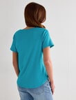 Bodycode Rib Boxy Tee, Bluebird product photo View 02 S
