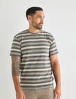Kauri Trail Stripe T-Shirt, Tan product photo