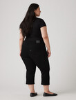 Levis 311 Plus Skinny Capri Pants, Soft Black product photo View 02 S