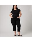 Levis 311 Plus Skinny Capri Pants, Soft Black product photo View 03 S