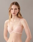 Calvin Klein Sensual Stretch Lace Long Line Bra, Dreamscape, B-D product photo