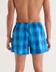 Chisel Check Cotton Boxer, 2-Pack, Bright Blue product photo View 03 S