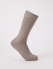 Mazzoni Zig Zag Viscose Rayon from Bamboo Textured Dress Socks, Light Brown product photo