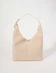 Whistle Accessories Suede Slouch Tote Bag, Mushroom product photo View 02 S