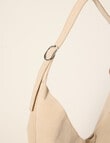 Whistle Accessories Suede Slouch Tote Bag, Mushroom product photo View 04 S
