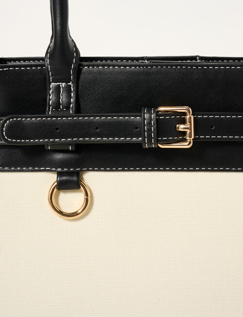 Boston + Bailey Canvas Tote Bag, Cream product photo View 05 L