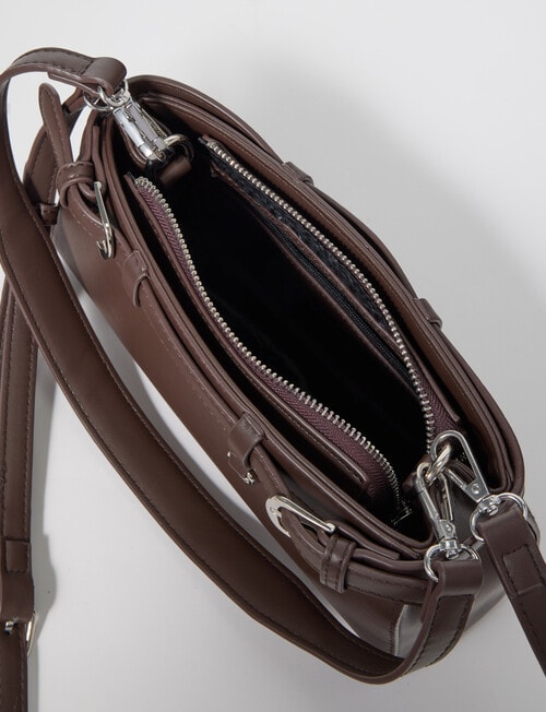 Whistle Accessories Catia Shoulder Bag, Chocolate product photo View 04 L