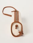Zest Sofia Canvas Barrel Bag, Natural & Tan product photo View 04 S
