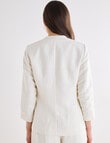 Whistle Three Quarter Sleeve Dress Jacket, Cream product photo View 02 S
