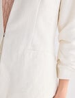 Whistle Three Quarter Sleeve Dress Jacket, Cream product photo View 04 S